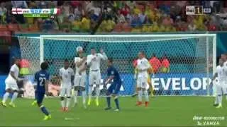Pirlo INCREDIBLE Free Kick HD - Italy vs England @ World Cup 2014