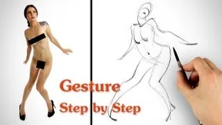 How to Draw Gesture - Step by Step