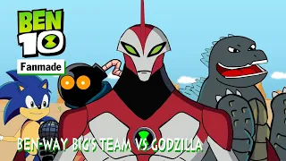 NMT Cartoon | Ben 10 Way Big's team Vs Godzilla | Fanmade Transformation