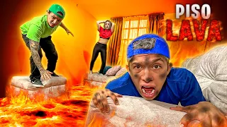 ¡EL PISO ES LAVA!  🔥 ( RETO EXTREMO )