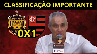 MÍDIA EXALTA CLASSIFICAÇÃO DO MENGÃO! AMAZONAS 0X1 FLAMENGO! NOTICIAS DO FLAMENGO