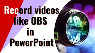 🚩How to Record Videos like OBS on PowerPoint & Upload to YouTube