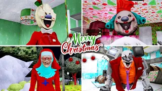 Ice Scream 8 Final Chapter Christmas Mod Full Gameplay | Christmas Special