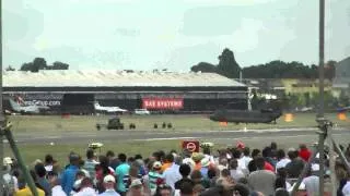 Boeing CH-47 Chinook demonstration at Farnborough International Airshow 2010