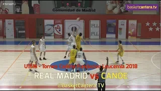 U15M - REAL MADRID vs CANOE.- Torneo Cadete FLL 2018 (BasketCantera.TV)