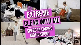 EXTREME CLEAN WITH ME 2019 | NIGHT TIME CLEANING ROUTINE | AFTER DARK SPEED CLEANING MOTIVATION