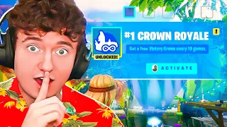 I Found a Secret Way to get Crown Wins in Fortnite… (SUMMER UPDATE)