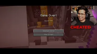 @AnshuBisht cheated in Minecraft Hardcore....