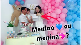 CHÁ REVELAÇÃO | NOSSO BEBE É MENINO OU MENINA? | #PALOMASOARES