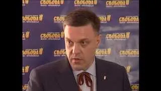 Олег Тягнибок: Друга державна мова це перший крок до розвалу єдності і цілісності України 28.04.14