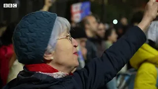 BBC: Protests in Georgia continue