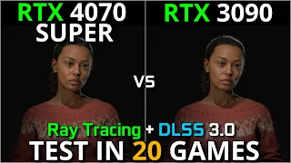RTX 4070 SUPER vs RTX 3090 | Test in 20 Games | 1440p & 2160p | With Ray Tracing + DLSS 3.0