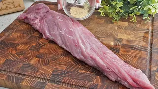 This is how pork tenderloin is prepared in a five-star restaurant! How to cook pork tenderloin