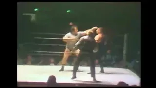 Cowboy Bill Watts vs Waldo Von Erich Leroy McGuirk Championship  Wrestling 1975