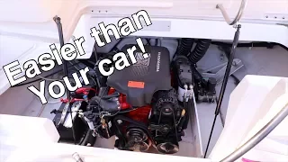 Inboard Boat Engine Oil Change - Volvo Penta 5.7