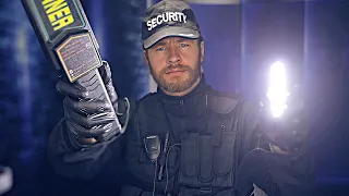 Insolent Security Guard Check Roleplay [ASMR] (Pat down, Light Examination, Detector)