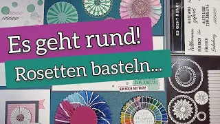 Rosetten basteln DIY | Produktpaket Es geht rund! | DIKAJO stempelt mit Stampin' Up!