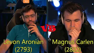 ROOK SACRIFICE!! Levon Aronian vs Magnus Carlsen || FTX Crypto Cup 2022 - R3