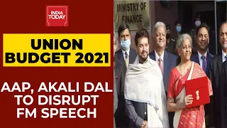 Nirmala Sitharaman's Union Budget 2021| AAP, Akali Dal To Disrupt FM Speech On Agriculture| Breaking