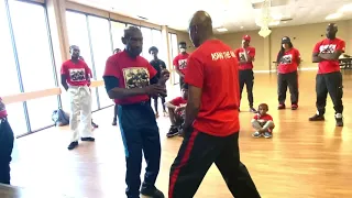 My Sijo, Steve Muhammad, demonstrating our Ken Wing Tai Bai Fighting Science that he created!