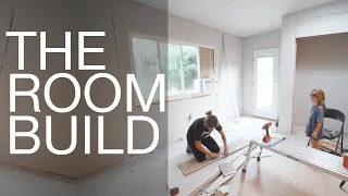 The Room Build. Husband/ Wife DIY room addition (part 5) - Vlog #226