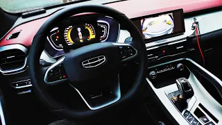 GEELY COOLRAY Полный обзор встроенного Видеорегистратора в комплектации Flagship + Примеры записи 🎥