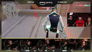 "this kid retiring after this game"  OPTIC FNS trash talk live on stage LOL - Tarik's reaction