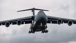 Heavy military aircraft landing at RAF Mildenhall 🇺🇸 🇬🇧 ✈️
