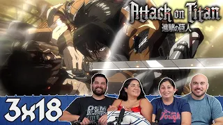 Attack on Titan 3x18 Group Reaction | "Midnight Sun"