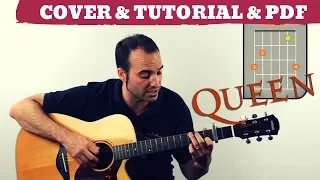 How to play I Want to Break free | QUEEN | FREE PDF | EASY Tutorial CHORDS, TABS and, lyrics