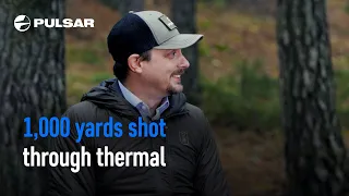 1,000 yards shot with thermal | Shooting challenge | Accepted by Stefan Orman | Pulsar Krypton