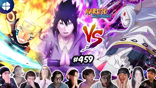 Naruto/Sasuke VS KAGUYA [26 People React] Shippuden 459