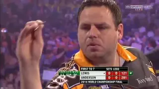 2016 World Darts Championship FINAL Lewis vs Anderson