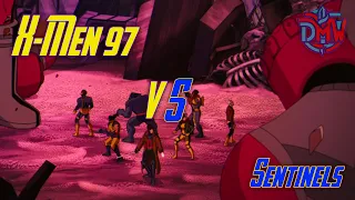 X-Men 97 vs Sentinels Fight Scene