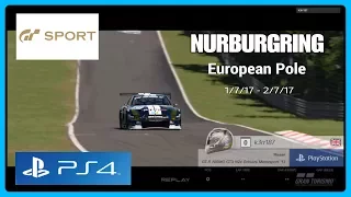 GT Sport beta testing | Nurburgring European pole 6:33 1.7.17 | Race view Nissan GTR GT3 Nismo N24