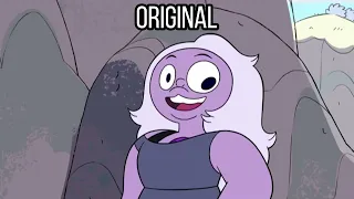 Amethyst talking in reverse but reversing it