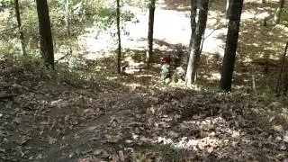 KX250 hill climb jumps