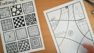 Come realizzare un disegno ispirato all'arte dello zentangle