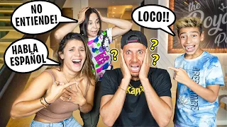 SPEAKING ONLY SPANISH for 24 Hours!!! 😂 | The Royalty Family