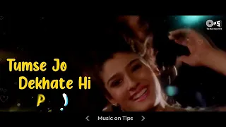 Tum ko jo dekhte hi pyar hua, Zindagi mein pehli baar huwa#salmankhan #salmankhan #raveenatandon