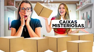 GANHEI DE SURPRESA VÁRIAS CAIXAS MISTERIOSAS DA MINHA AMIGA! Será que ela me TROLOU?