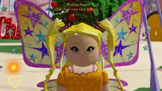 Playing Winx Games!! II sunix club and winx club fantasy II