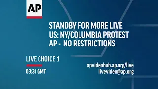 Live! Columbia University as a large number of NYPD begin entering the campus