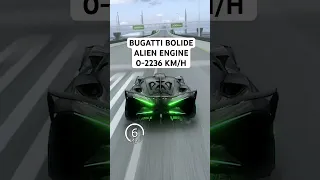 Bugatti Bolide Alien Engine [0-2236 KM/H] #simracing #dragrace #bugatti #hypercar