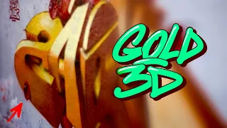 3D Gold - Graffiti - ZARK 2020