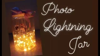 [DIY] Photo Lightning Jar | fairy lights mason jar diy