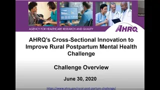 Rural Postpartum Mental Health Care Challenge Webinar 2