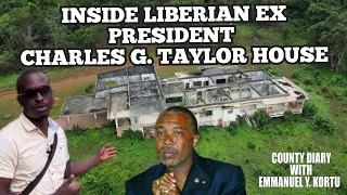 INSIDE LIBERIAN EX PRESIDENT CHARLES G TAYLOR HOUSE