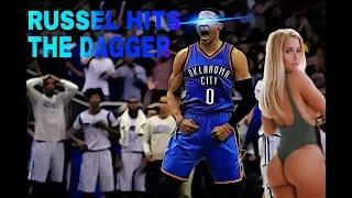 RUSSELL WESTBROOK HITS THE DAGGER!! Russel Westbrook Game Winner at Sacramento Kings