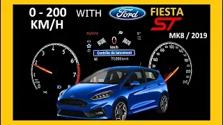 Ford Fiesta ST MK8 Acceleration 0-200 km/h